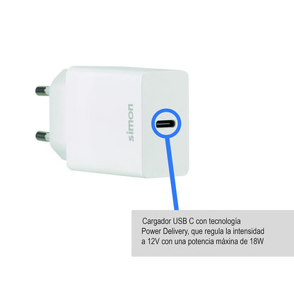 Carregador USB C de carga rápida 20,0 W máx. Simão