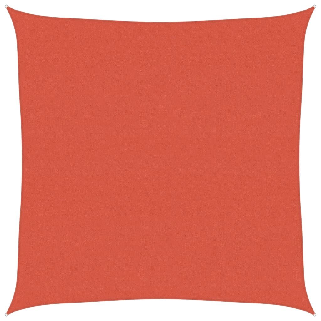 Vidaxl Toldo De Vela Hdpe Terracota 160 G/m² 7x7 M_0