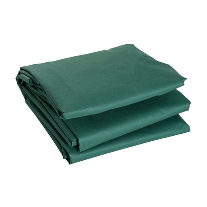 Outsunny Funda Para Muebles De Jardín Exterior Impermeable 222x155x67 Cm Verde_5