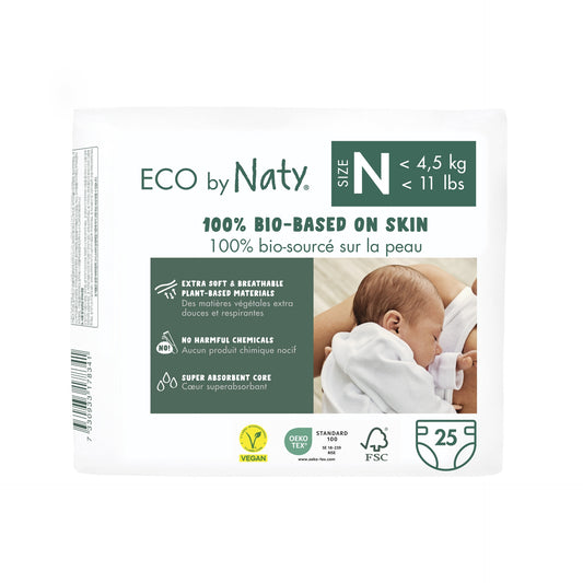 Fralda Prematuro 4,5 kg Naty 25 Unidades 