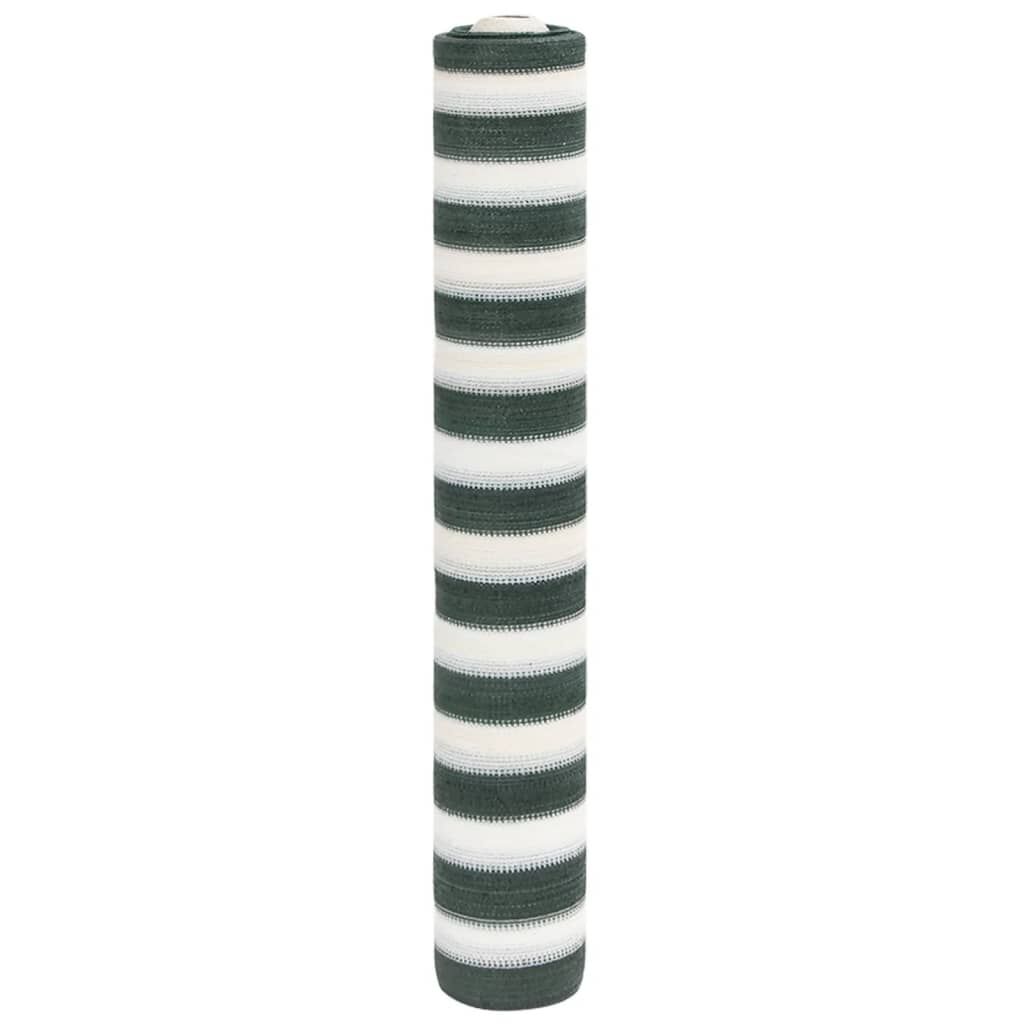 Vidaxl Red De Privacidad Hdpe Verde Y Blanco 1,5x50 M 75 G/m²_0