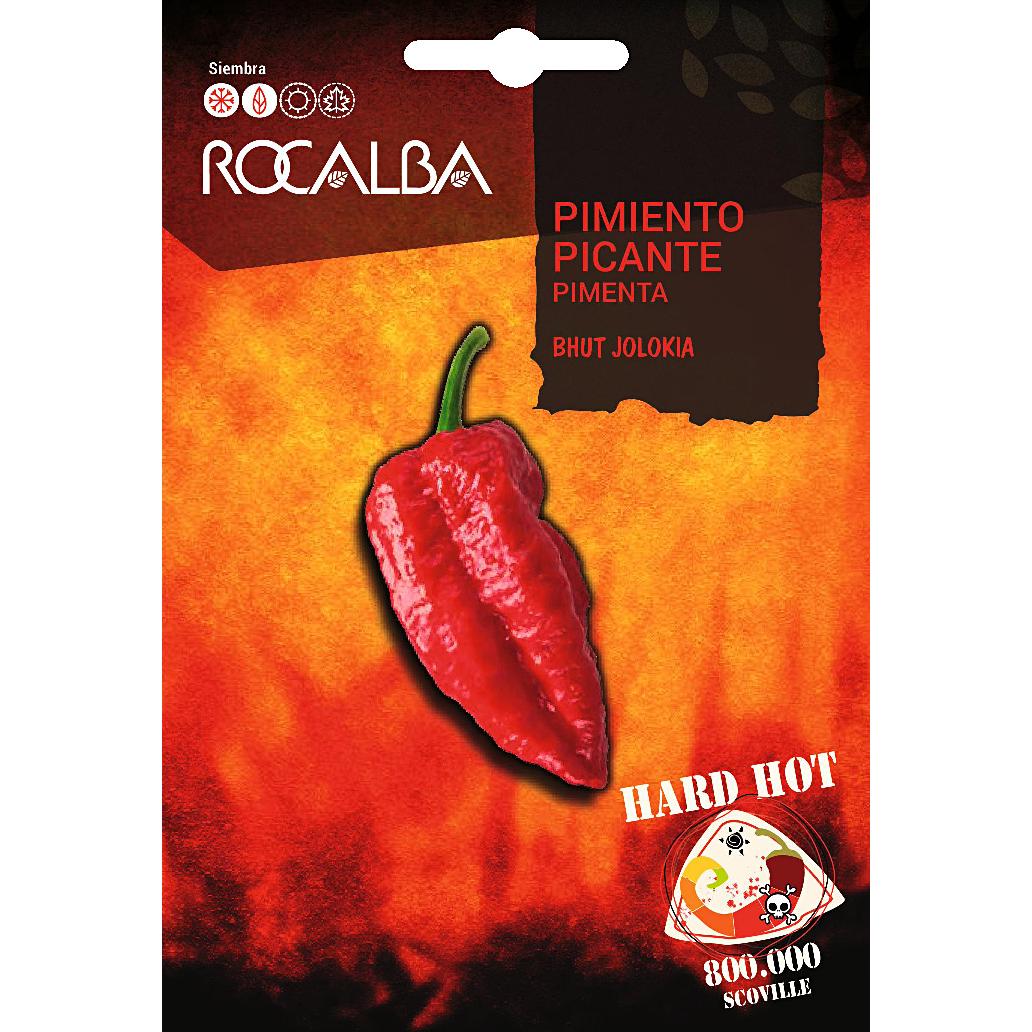 Sementes de pimento Bhut Jolokia Rocalba