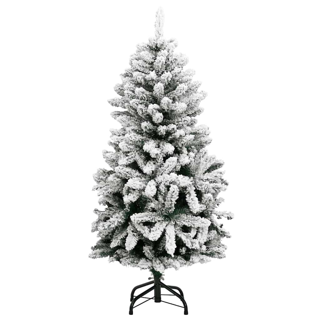 Vidaxl Árbol Navidad Artificial Con Bisagras 150 Led Y Bolas 120 Cm_4