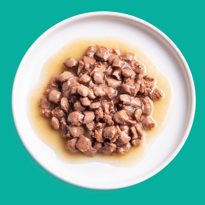 Edgard &amp; Cooper Ração Húmida para Gatos com Molho de Peru e Pedaços de Frango 85g