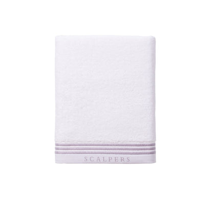 Toalla De Manos 50x100cm 100% Algodón Blanco 550gsm Con Rayas Scalpers Home_0
