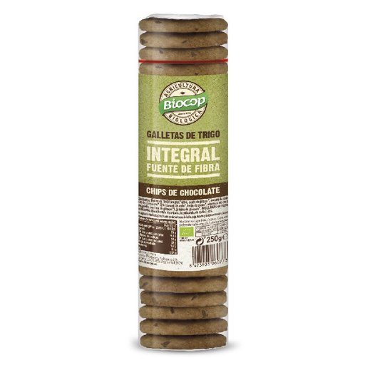 Biocop Bolachas integrais com pepitas de chocolate 250 g