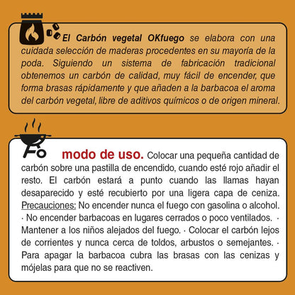Carvão Okfuego 10 kg