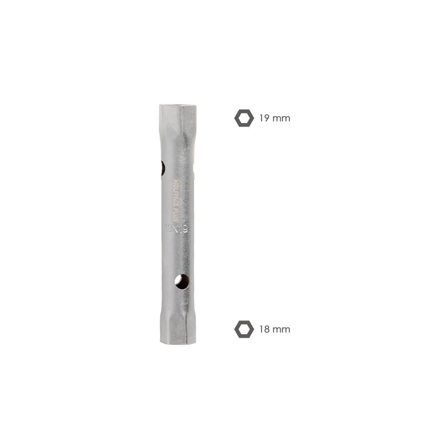 Llave Tubo Tubular 18x19 Fabricada En Acero Cromo Vanadio, Llave Grifería, Llave De Tubo Para Grifos, Llaves De Tubo Doble_1