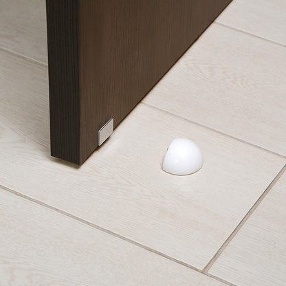 Tope Puerta Adhesivo Con Imán Retenedor Blanco