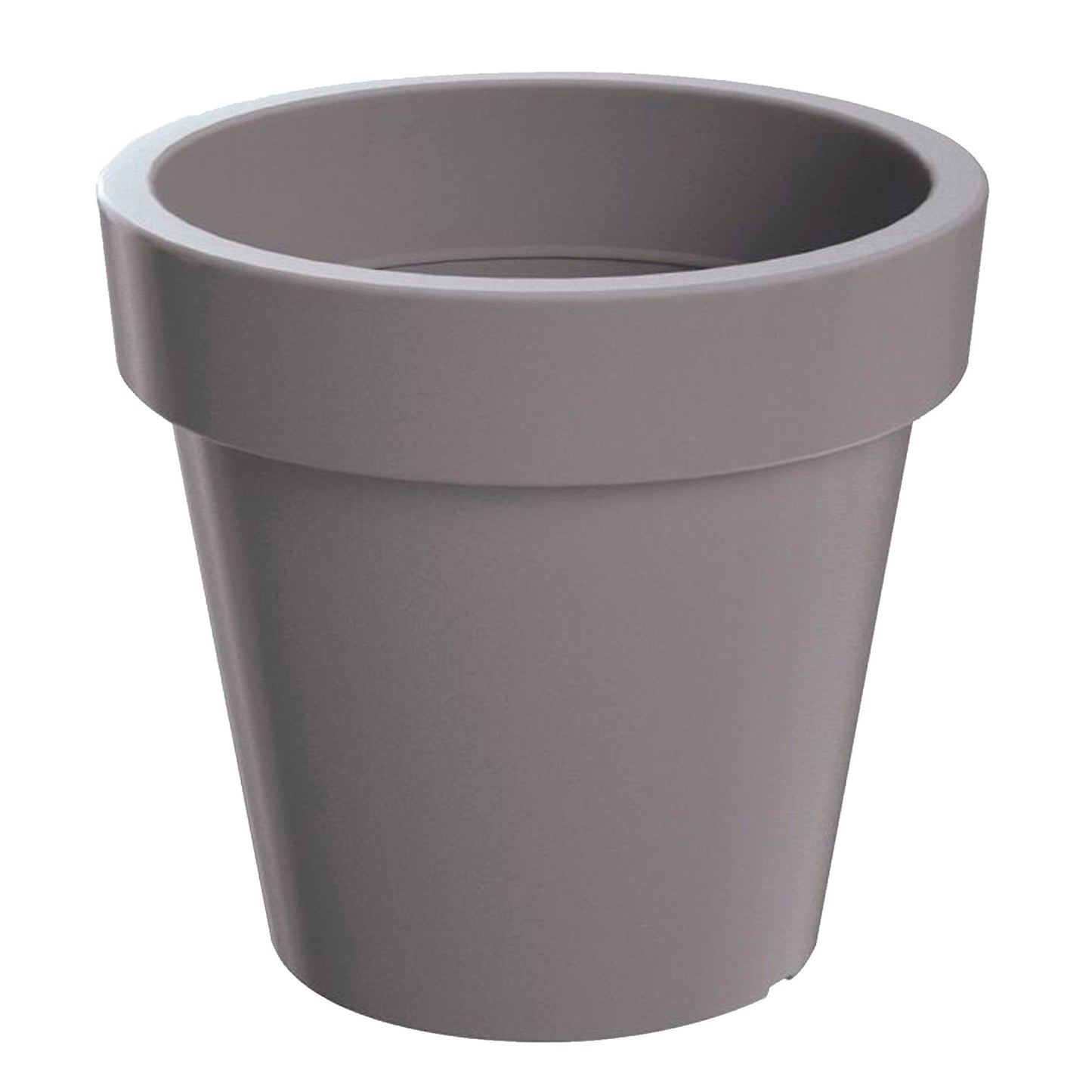 Maceta Lexo Round 212l., Dimensiones (mm) 800x800x740, Color Gris Piedra