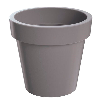 Maceta Lexo Round 212l., Dimensiones (mm) 800x800x740, Color Gris Piedra