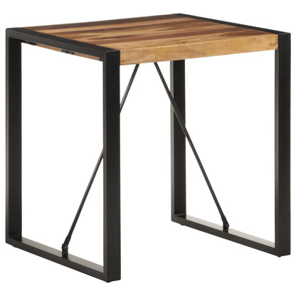 Mesa De Comedor Madera Maciza De Acacia 70x70x75 Cm_4