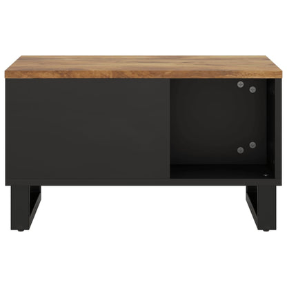 Mesa De Centro De Madera Maciza Mango 60x50x35 Cm_1