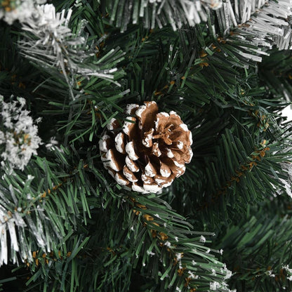 Vidaxl Árbol De Navidad Artificial Con Soporte Pvc Verde 150 Cm_4