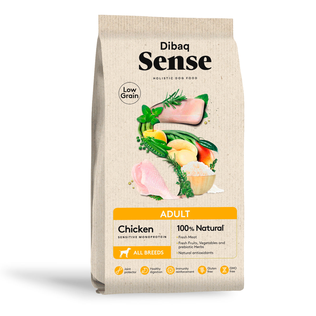 Dibaq Sense Low Grain Pollo Adulto 12 Kg_0