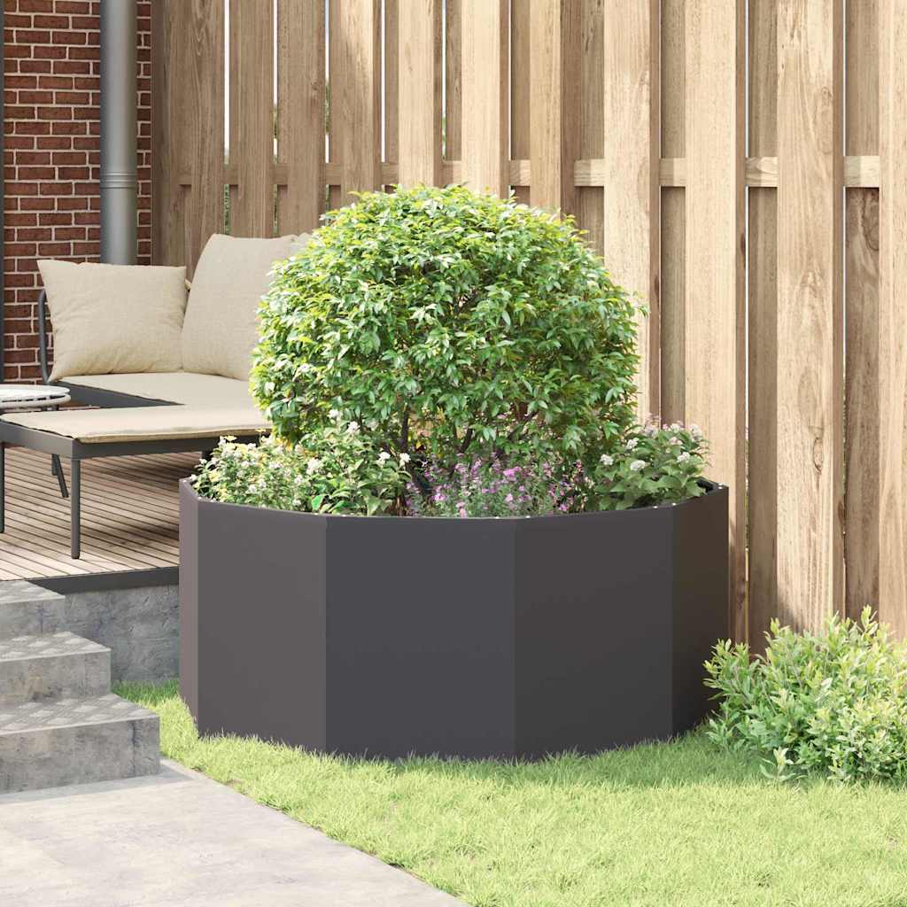 Jardinera Negro 120 X 120 X 50 Cm Acero_3