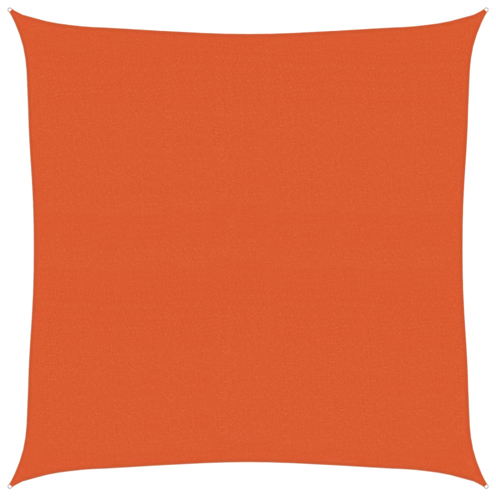 Toldo De Vela Cuadrado Hdpe Naranja 160 G/m² 4,5x4,5 M_0