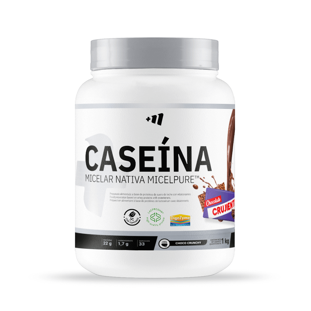 Caseína Micelar Nativa Micelpure™ - 1kg - Chocolate Crujiente - Ayuda A Mantener La Masa Muscula - Masmusculo Supplement_0