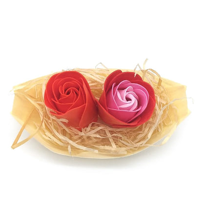 10 Barcas Con Flores Para Regalo Invitados (rojo) - Rosas De Jabón Para Baño Aromático. Detalle Original Para Eventos_2