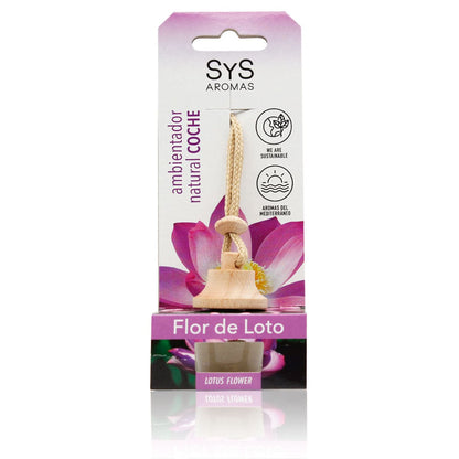 Ambientador Coche Flor de Loto SYS Aromas Style 7 ml | Aroma Floral y Oriental | Suave y Envolvente_0