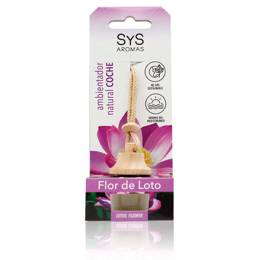 Ambientador Coche Flor de Loto SYS Aromas Style 7 ml | Aroma Floral Suave | Frescor Duradero | Ambiente Relajante_0