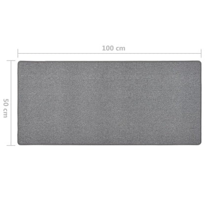 Vidaxl Alfombra De Pasillo Gris Oscuro 50x100 Cm_2