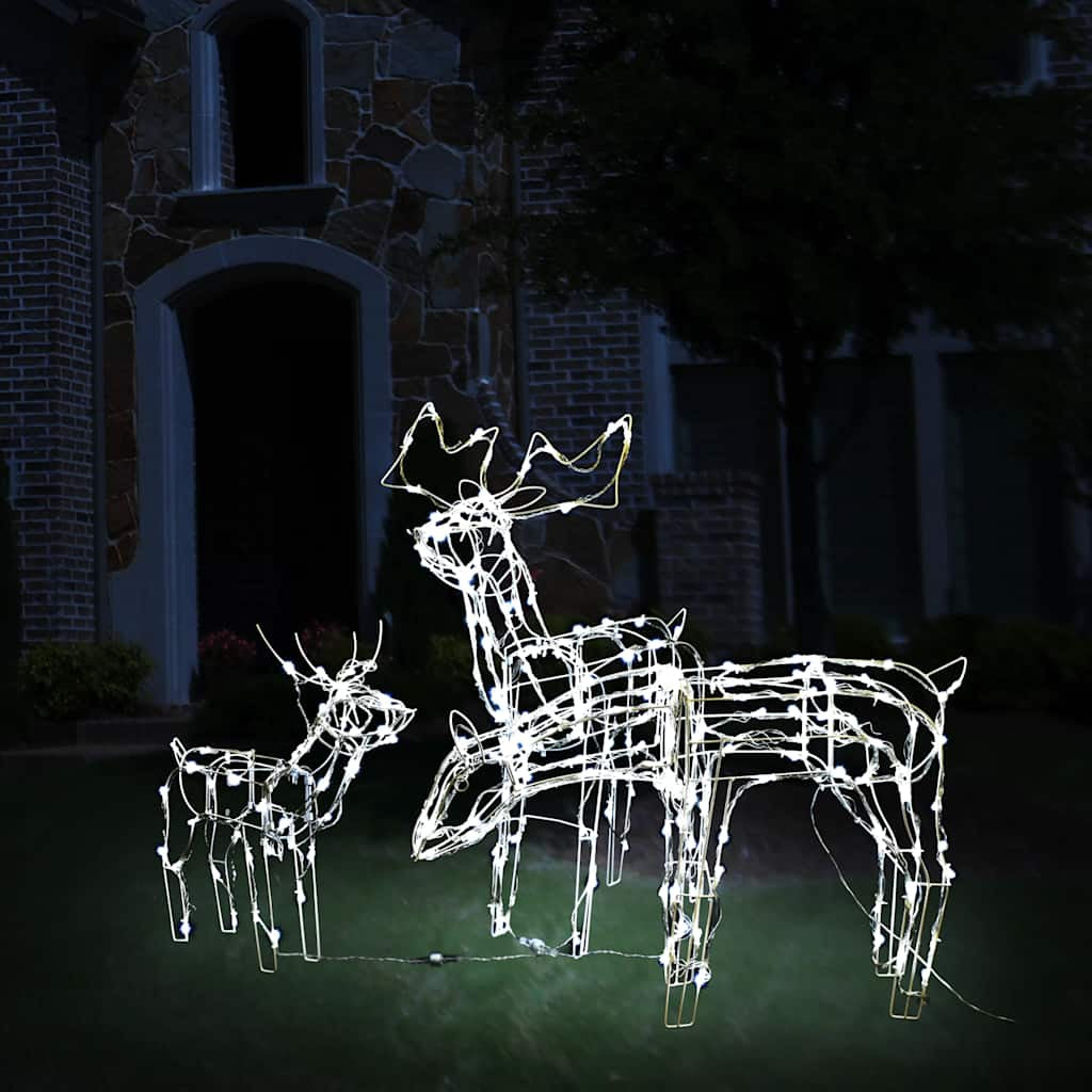Vidaxl Renos De Navidad De Luces 229 Leds 3 Piezas_1