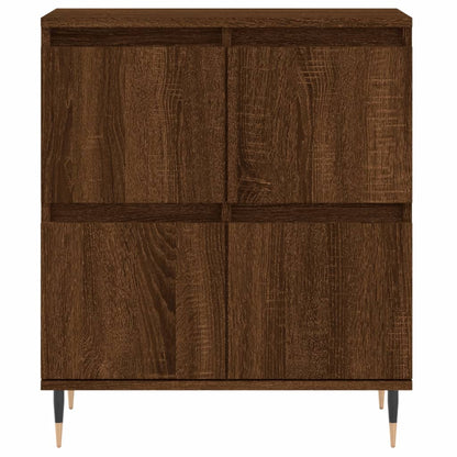 Aparador Madera Contrachapada Marrón Roble 60x35x70 Cm / Vetonek_5