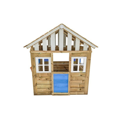 Casita De Madera Masgames Lollipop Xl Azul Sin Suelo De Madera._1