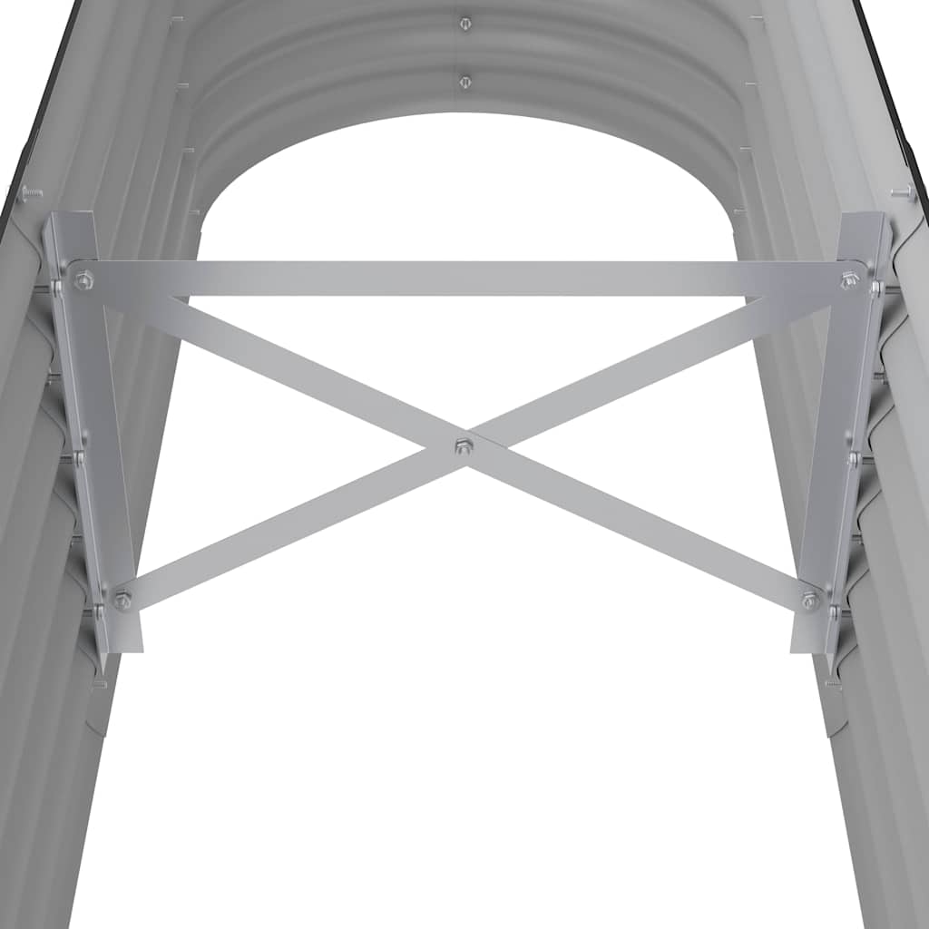 Jardinera Arriate Acero Galvanizado Antracita 152x40x36 Cm_4