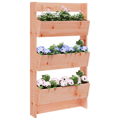 Jardinera Pared 3 Niveles Madera Maciza Douglas 60x18,5x110 Cm_1