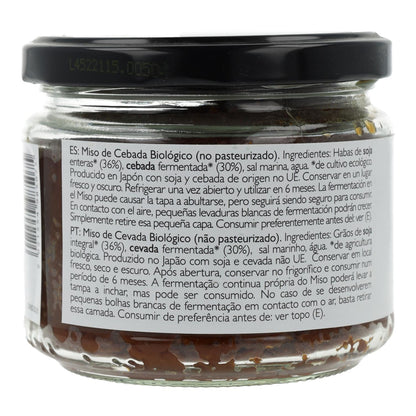 Missô Mugi Orgânico Não Pasteurizado Clearspring (Cevada, Pote de Vidro), 300g