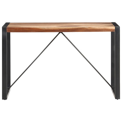 Mesa De Comedor De Madera Maciza 120x60x75 Cm_0