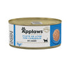 Ração natural húmida para gatos, sem cereais. Atum e caranguejo em lata - Applaws Cat 70g