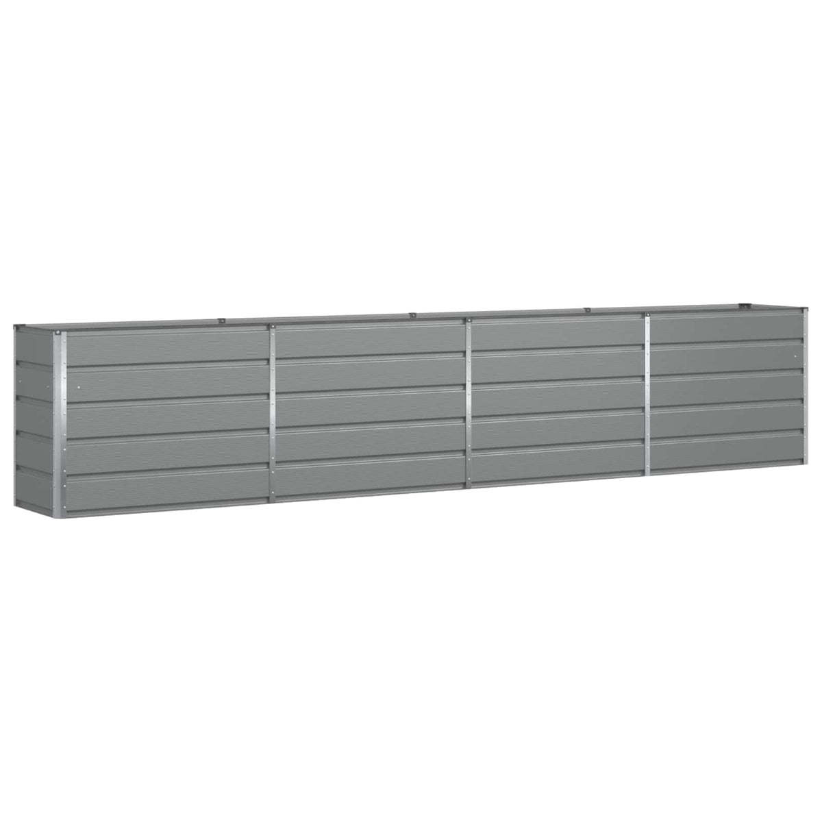 Jardinera Gris Claro 385 X 50 X 75 Cm Acero Galvanizado_0