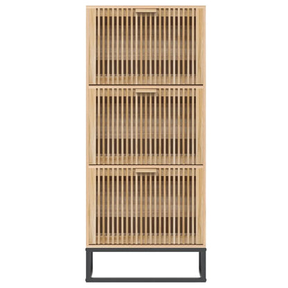 Vidaxl Mueble Zapatero Madera Contrachapada 52x25x120 Cm_3