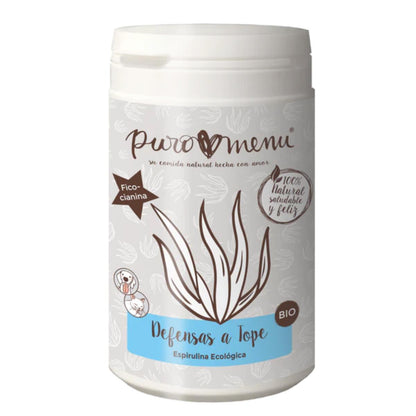 Top Defenses Spirulina BIO Suplemento para cães e gatos Puromenu 100 g