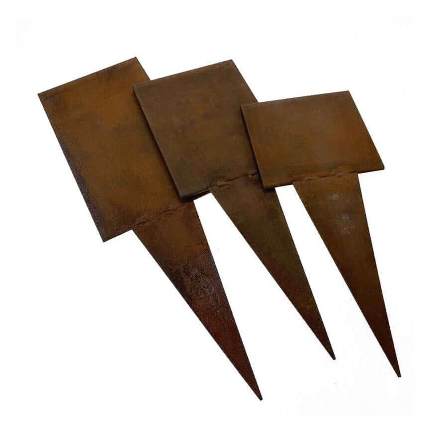 Estacas Borduras De Acero Corten / 15 Cm / Redondeado_1
