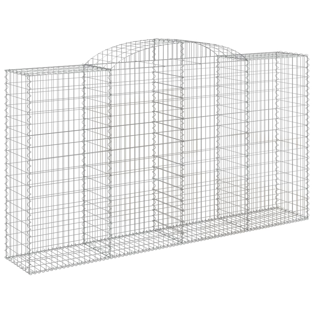 Cestas Gaviones 17 Uds Forma De Arco Hierro 300x50x160/180 Cm_2