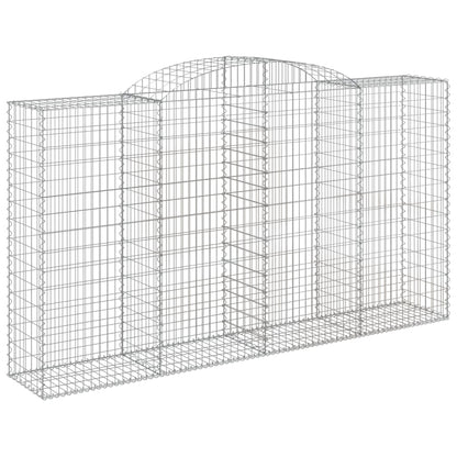 Cestas Gaviones 17 Uds Forma De Arco Hierro 300x50x160/180 Cm_2