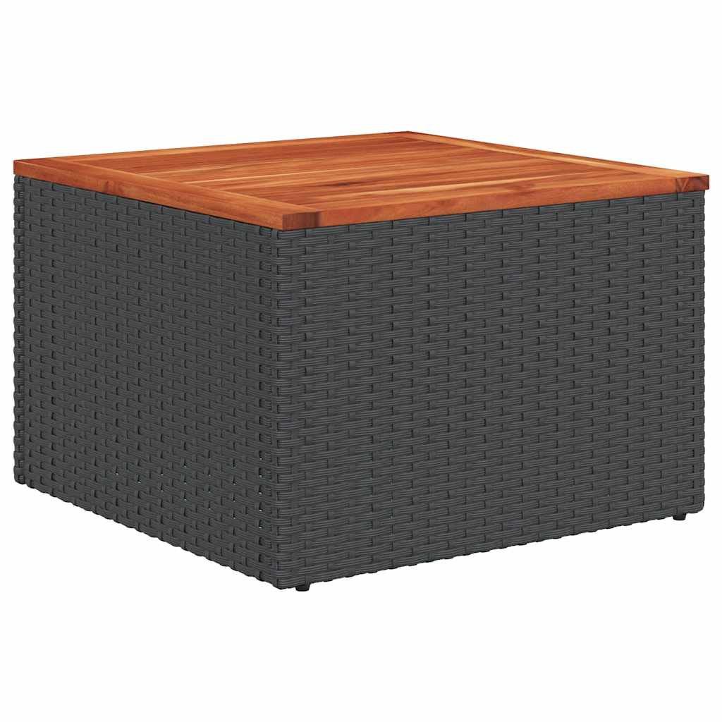 Set De Sofás De Jardín Y Cojines 8 Piezas Ratán Sintético Negro / Vetonek_5