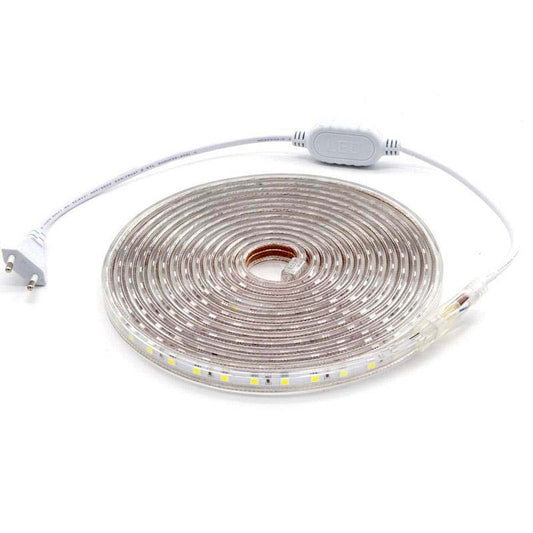 Kit Tira Led 220v Smd5050 Epistar, 60led/m 4 Metros, Blanco Cálido_0
