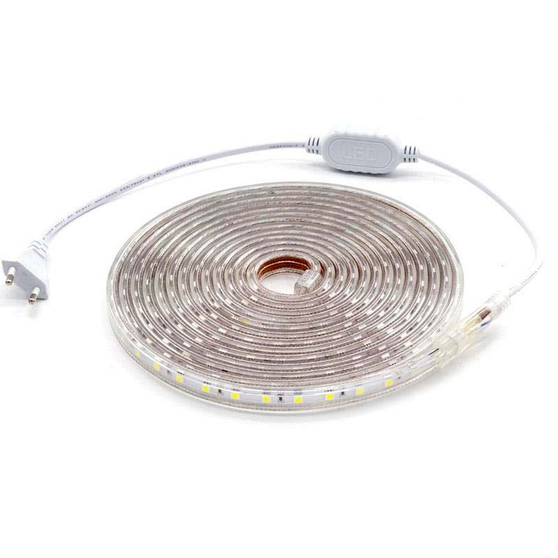 Kit Tira Led 220v Smd5050 Epistar, 60led/m 4 Metros, Blanco Cálido_1
