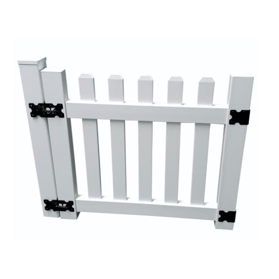 Portão de vedação giratória em PVC Dioco