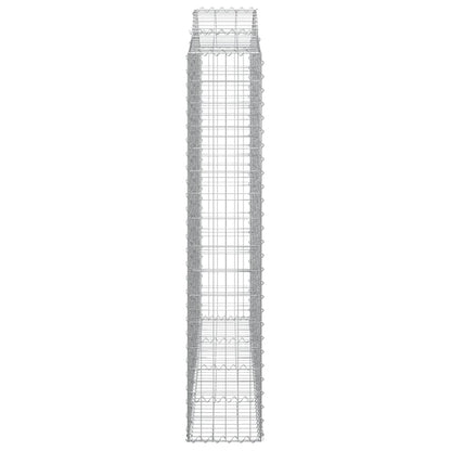 Cestas Gaviones 2 Uds Forma De Arco Hierro 200x30x160/180 Cm_4