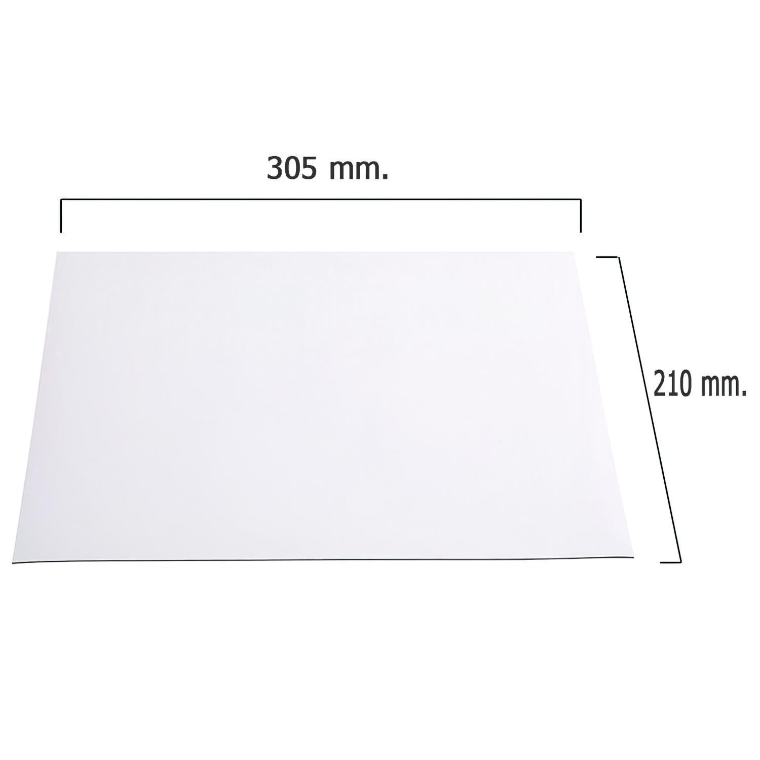Pizarra Iman Pvc Blanca 210x305x1 Mm._1