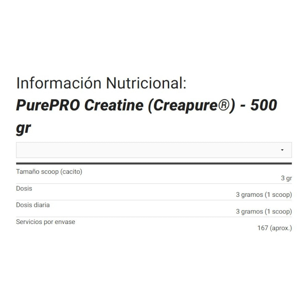 Purepro Creatine Creapure® 500 Gr_1