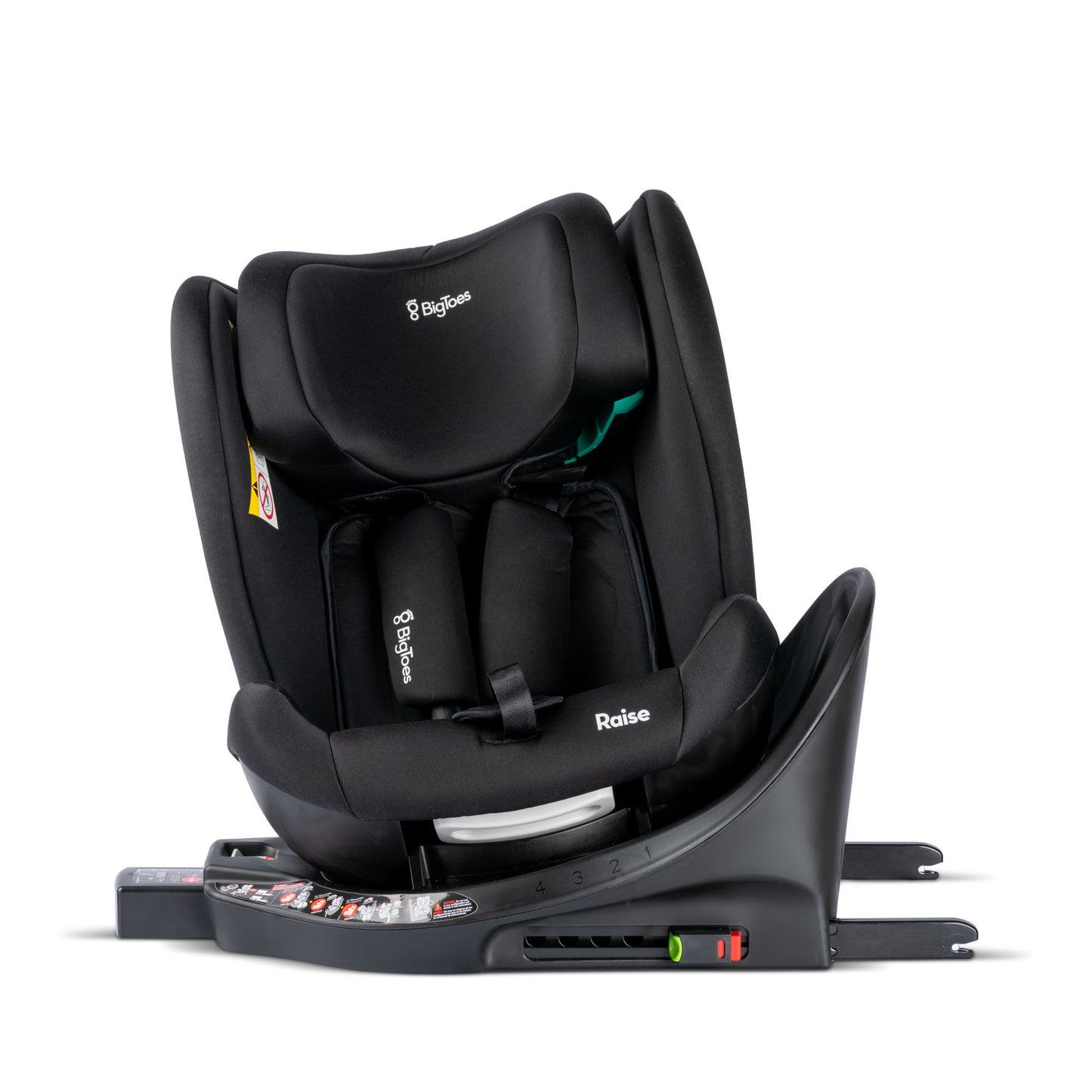 Silla De Coche Para Bebé Bigtoes Raise I-size 40-150 Cm Black Diamond_3