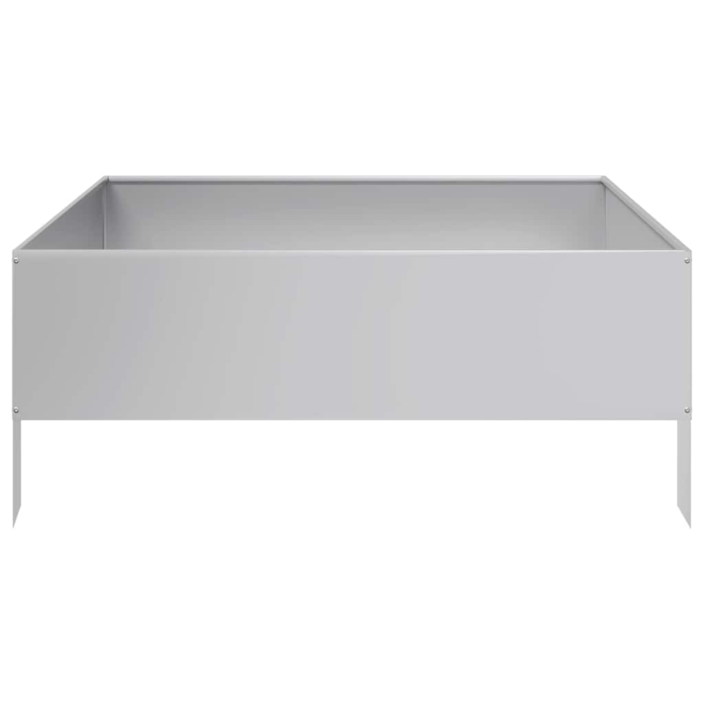 Jardinera De Acero Galvanizado 100x100x41 Cm_4