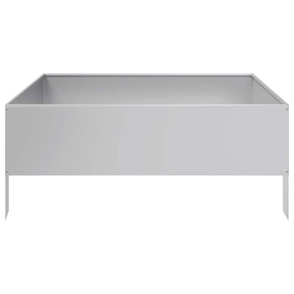 Jardinera De Acero Galvanizado 100x100x41 Cm_4